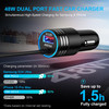 USB C Car Charger 48W Super Fast Charging Type C Car Adapter for Samsung Galaxy S25 Ultra S24 S23 S22 S21 S20 A56 A36 A2