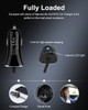AILKIN Car Charger USB C for Samsung Galaxy USB Cigarette Lighter Adapter for iPhone 17 16e 16 Pro Max 15 Plus Vehicle A