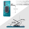 Rimyam Phone Ring Holder Finger Kickstand Foldable Cellphone Stand 360 Rotation Metal Ring Grip Holder for Magnetic Car