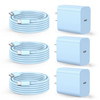 Dayaoncy Compatible with iPhone 171615 Charger Fast Charging 20W USB C Wall Charger with 3Pack 10FT USB C to C Cable Typ