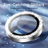 JETech Camera Lens Protector for iPhone 16 Pro 63Inch and iPhone 16 Pro Max 69Inch Bling Glitter Individual 9H Tempered
