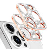 Guppy for iPhone 16 Pro iPhone 16 Pro Max Camera Lens Protector 2 Pack Bling 3D Rhinestone Sparkle Diamond Camera Cover