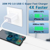 USB C Wall Charger Fast Charging Adapter for iPhone 17 Pro Max17 Air16e16 Pro Max15 Pro Max15 Plus141312 MiniSE 20W PD 3