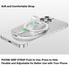 AUROX for MagSafe Phone Grip with Finger Strap Magnetic Phone Grip Holder as Magnetic Stand Compatible with MagSafe Acce