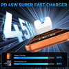 iPhone 17 16 15 Pro Max Charger Fast Charging 45W USB C iPhone Charger Fast Charging Cable 10FT Long Type C Chargers Blo