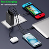 YEOTSMUT 100W USB C Charger Block4Port GaN Fast Charger Compatible with MacBook Pro MacBook Air Google Pixelbook ThinkPa