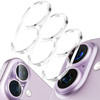 imluckies 3 Pack Clear Camera Lens Protector for iPhone 16iPhone 17 iPhone 16 Plus 9H Tempered Glass AntiScratch UltraHD