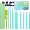 Aneco 68 Pieces Cell Phone Cleaning Kit Brush Set USB Charging Port Type C Anti Dust Port Plug Set and Headphone Jack Cl