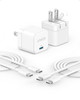 Anker USB C Charger Block with USBC Cable 20W Charger Block for iPhone 1716 and More Series Galaxy Pixel iPad ProAirMini