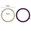TENOC Universal Metal Ring Sticker for Magnetic Charger Compatible with iPhoneSamsungAndroid All Cellphones Magnetic Mou