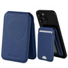 Rumwot for MagSafe Phone Wallet Genuine Leather Magnetic Card Holder for iPhone Magsafe Phone Wallet with Adjustable Bra