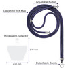 Weewooday 4 Pcs Phone Lanyard Crossbody Phone Strap Universal Cellphone Neck Lanyard with Patch for Women Anti TheftDeep