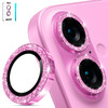 imluckies for iPhone 16 iPhone 16 Plus Camera Lens Protector ARAF Tempered Glass 9H AntiScratch Metal Individual Lens Co