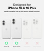 Ringke Camera Lens Frame Glass Individual Lens Covers Compatible with iPhone 16 Plus and iPhone 16 Camera Lens Protector