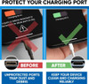 PortPlugs USB C Dust Plugs Aluminum Port Covers Compatible with iPhone 171615 Series Air Samsung S25S24S20 Ultra A15 And