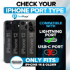 PortPlugs USB C Dust Plugs Aluminum Port Covers Compatible with iPhone 171615 Series Air Samsung S25S24S20 Ultra A15 And
