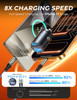 AINOPE 90W for iPhone 17 Pro Max 16 15 Super Fast Car Charger USB C MiniMetal Invisible Cigarette Lighter Adapter Valent