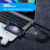 Android Auto USB C Cable Fast Charging 1 Pack 6FT Coiled Samsung Cell Phone USB A to Type C Charger Cord for Car for Sam