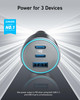 Anker USBC Car Charger iPhone 17 Car Charger 67W 3Port Compact Fast Charger 535 Car Adapter with PIQ 30 for iPhone 17161