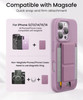 GONEZ for MagSafe Wallet with Stand Stronger Magnetic Card Holder for iPhone 171615141312 Series Premium Leather Phone W