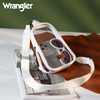 Wrangler Crossbody Clear Sling Bags for Women Stadium Approved Cross Body Purse with Detachable Strap for Sports Events