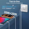 USB C Charger for iPhone 171615 Pro Max Charger Fast Charging 10FT 20W C Charge Block with USB C to C Cord Cable Compati
