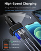 AILKIN 56W PD USB C Car Charger TypeC Super Fast Power Charging Block 3Port USB A USBC Auto Cargador Carro Lighter Adapt