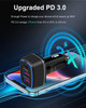 AILKIN 56W PD USB C Car Charger TypeC Super Fast Power Charging Block 3Port USB A USBC Auto Cargador Carro Lighter Adapt