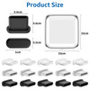 15 Pcs USB Type C Anti Dust Plugs Cover for iPhone 17 Pro Max 16iPad Pro Silicone USBC Charging Port Plug Protector for