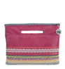 The Sak Linden 3in1 Convertible Crossbody Bag in Leather Adjustable Removable Straps Azalea Seminyak