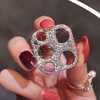 2 Pack Omio Designed for iPhone 16 Pro Max Bling Camera Lens Protector Cover for Women Girls 3D Diamond Lens Case Glitte