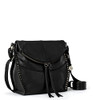 The Sak womens Leather Silverlake Crossbody Bag in Leather Casual Purse with Adjustable Strap Zipper Pockets Black Ii On