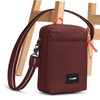 Pacsafe GO Anti Theft Festival Crossbody Garnet Red