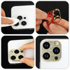 Omorro for iPhone 16 Pro Max Bling Camera Lens Cover Protector 3D Glitter Crystal Diamond Rhinestone AntiScratch Shining