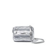 Baggallini Womens Modern Everywhere Mini Silver Metallic Quilt One Size US