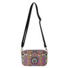 Sakroots Lodi Smartphone Crossbody in Eco Twill Adjustable Crossbody Strap Rainbow Wanderlust