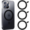 COJOC 3PCS for Magsafe Ring StickerUniversal Magnetic Conversion Adapter Compatible with Wireless Charging Accessories f