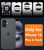 FNTCASE for iPhone 16 Plus Case Compatible with Magsafe Translucent Matte Cases with Screen Protector Military Grade Sho