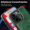 Lunivop for iPhone 16 Pro Max Case 2024 Compatible with Magsafe Wireless Charging PU Leather Stand Magnetic Kickstand Ru