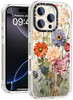 STARVIP Wildflower Phone Case for iPhone 16 Pro Max Cute Trendy Aesthetic Floral Design for Women Girls MilitaryGrade Dr
