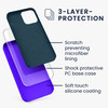 kwmobile Case Compatible with Apple iPhone 12 iPhone 12 Pro Case TPU Silicone Phone Cover with Soft Finish Cream