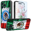 GFRGTFHYT for iPhone 16 Pro Case 63 with Camera Cover Stand Screen Protector Builtin Magnets Kickstand Dual Layer Hybrid
