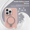 LOHASIC for iPhone 15 Pro Max Case Compatible with MagSafe Silicone Case Magnetic Ring with Stand NonSlip Grip Shockproo