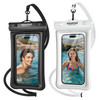 NEPHI IPX8 Floating Waterproof Phone Pouch 2 PackUp to 80Floating Phone Case for iPhone Andriod Dry Bags for Vacation Be