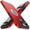 Yamink for iPhone 16 Pro Case with Screen ProtectorTempered GlassHybrid 2 in 1 Protective Slim Fit Sturdy Phone Case wit