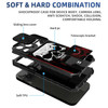 GFRGTFHYT for iPhone 16 Pro Phone Case 63 with Slide Camera Cover Builtin Stand Kickstand Slim Dual Hybrid Layer Hard PC