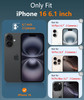 FNTCASE for iPhone 16 Phone Case Compatible with MagSafe Slim Shockproof Military Grade Drop Protection Phone Cover Slim