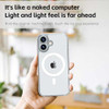 Hualele Designed for iPhone 16 Case Compatible with MagsafeAntiYellowing Slim Thin 16 FT Shockproof Clear Transparent Bu