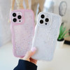 Cyberowl Compatible with iPhone 16 Pro 2024Cute Kawaii Bling Sparkle Glitter Frame Shape Soft Silicone Shockproof Protec