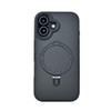 QBGRLLT Magnetic Compatible with iPhone 16 Case with Stand Compatible with Magsafe Military Grade Drop Protection Matte